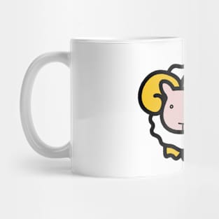 Chinese Zodiac Goat Doodle Art Mug